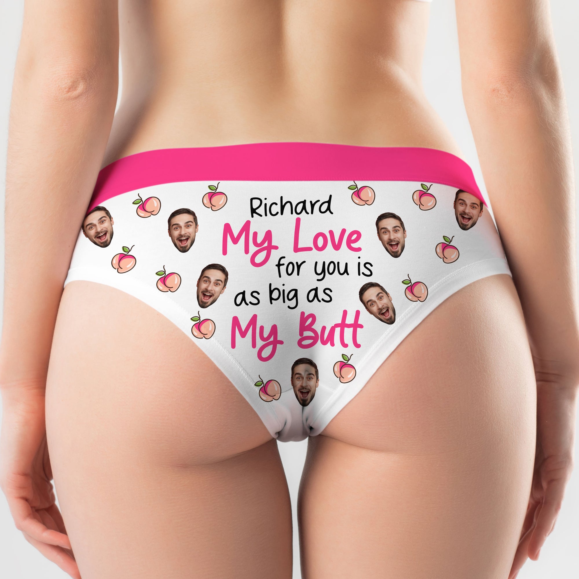 Custom Photo Gifts For Women Briefs My Love For You - Boxers & Briefs - GoDuckee