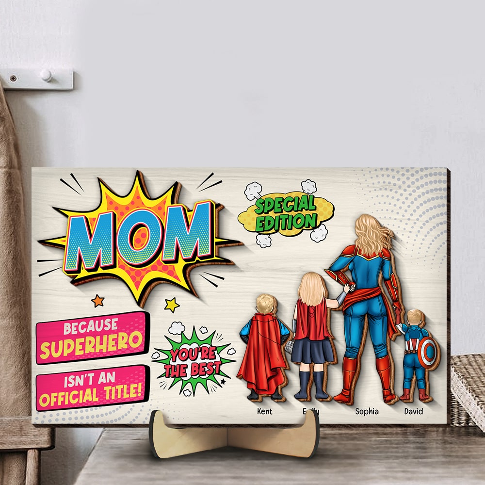 Personalized Gifts For Mom Wood Sign You're The Best 06toqn160224pa - Wood Signs - GoDuckee