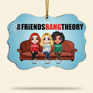 Theory Friends-Personalized Medallion Acrylic Ornament- Gift For Friends-PW-MALGDK- 03ohqn231123hh - Ornament - GoDuckee