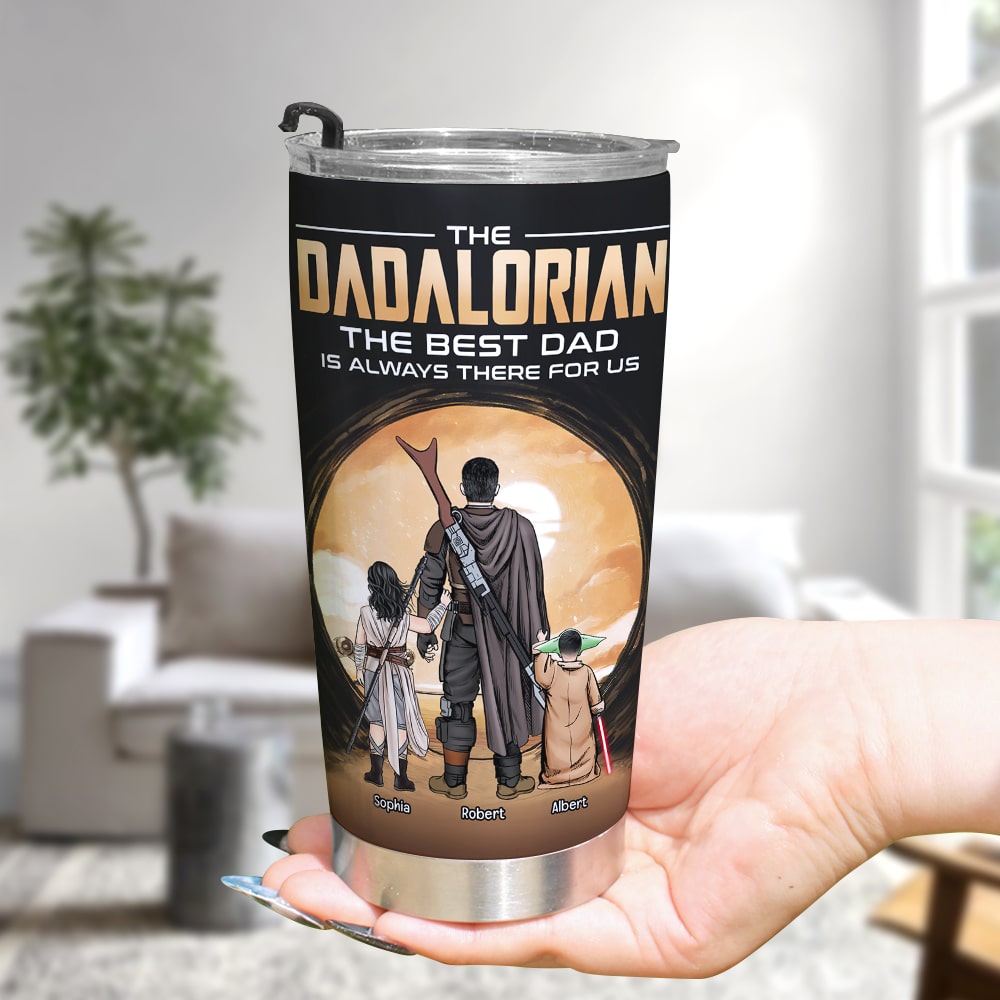 Personalized Gifts For Dad Tumbler The Best Dad 06naqn190224dahhhg - Tumbler Cups - GoDuckee