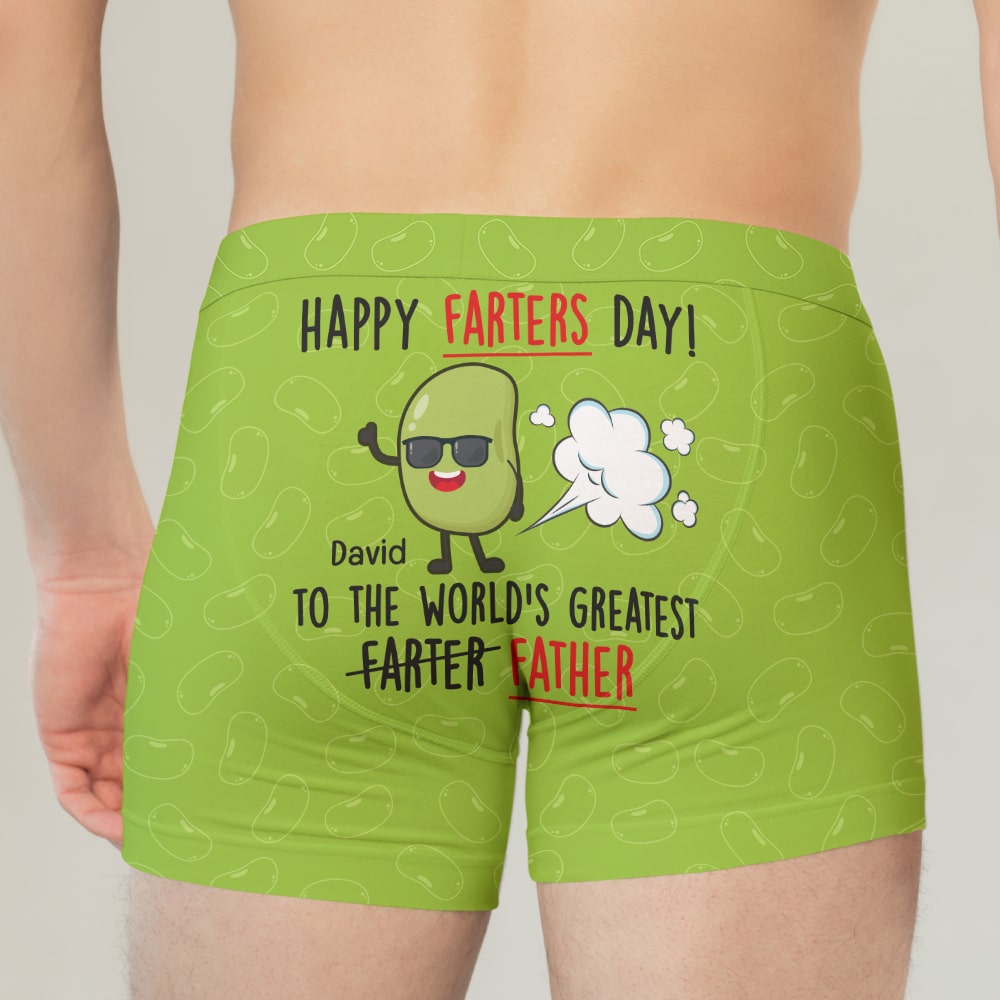 Personalized Gifts For Dad Boxers Happy Farters Day - Boxers & Briefs - GoDuckee
