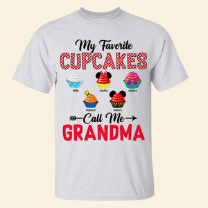 My Favorite Cupcakes Call Me Grandma-Personalized Sweatshirt-Gift For Family- Christmas Gift-05qhqn211023qn - Shirts - GoDuckee