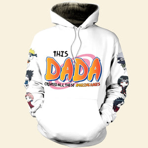 Father, Dada Created AlTthese Amazing, Personalized 3D AOP Shirt, Christmas Gifts For Dad, 05TOPO180923 - AOP Products - GoDuckee