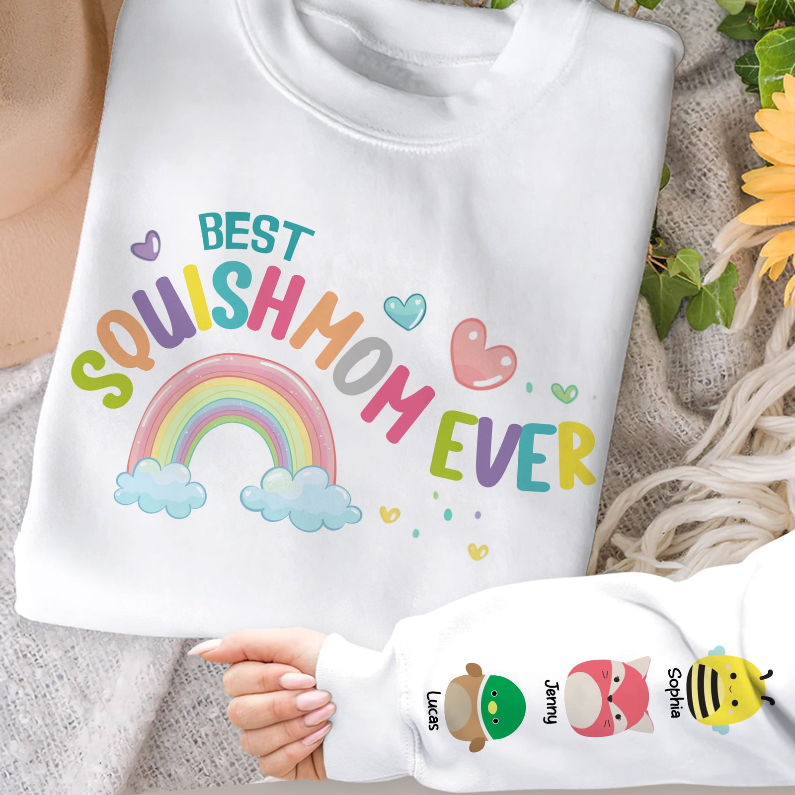 Personalized Gifts For Mom Shirt 05natn220325 Best Mom Ever - AOP Products - GoDuckee