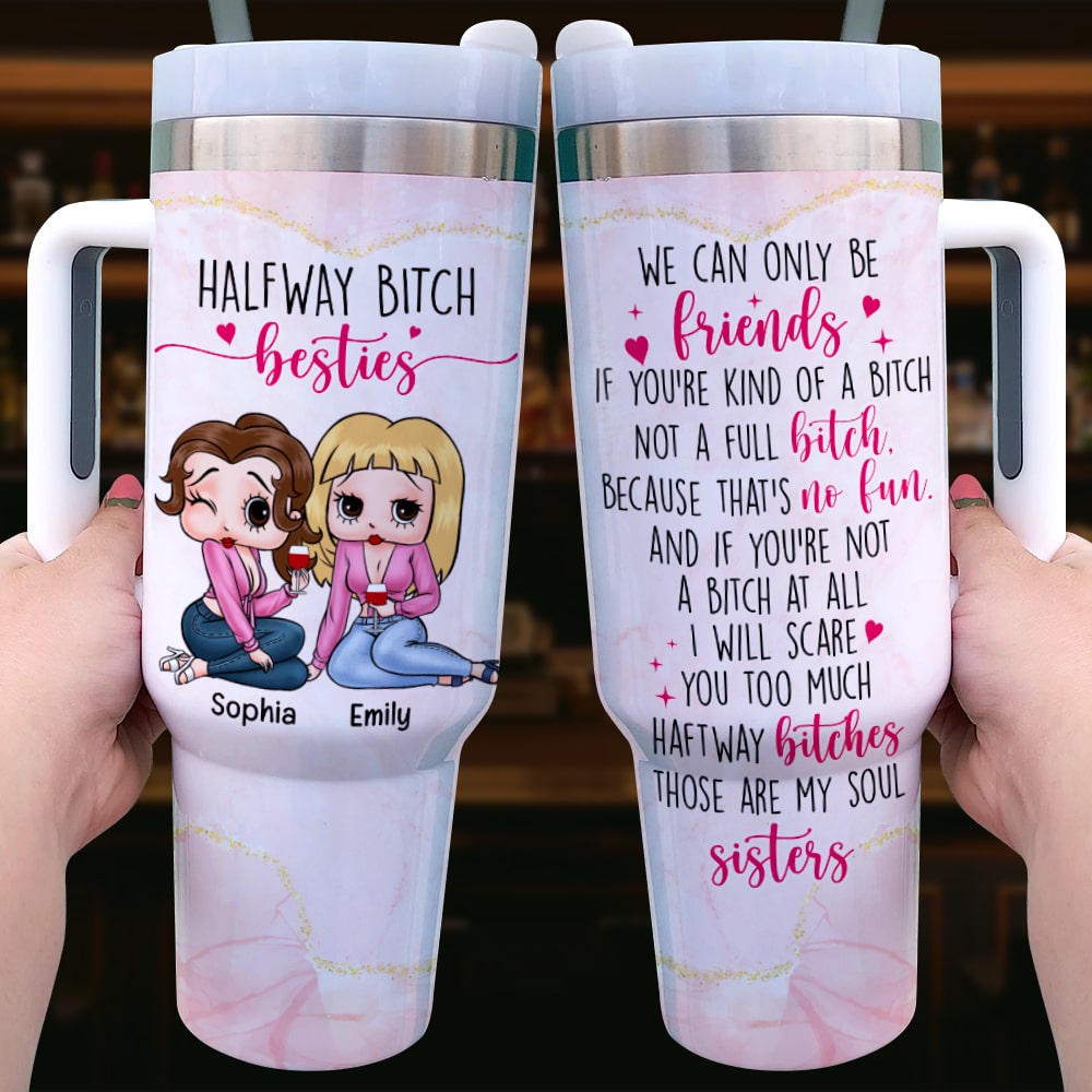 Christmas Gifts, Personalized Tumbler With Handle, Unique Xmas Gifts, -  GoDuckee