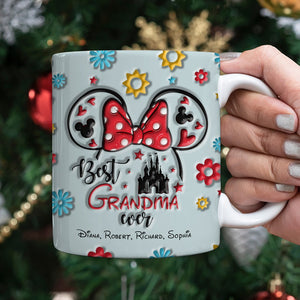 Best Grandma Ever-Personalized Coffee Mug-Gift For Grandma/ Gift For Mom- Christmas Gift-04qhqn271023 - Coffee Mug - GoDuckee