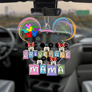 Personalized Gifts For Mom Car Ornament Drive Safe Mama 05kaqn130324 - Ornaments - GoDuckee