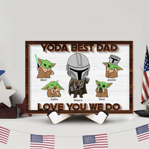 Personalized Gifts For Dad Wood Sign Love You We Do 04toqn050224 - Wood Signs - GoDuckee
