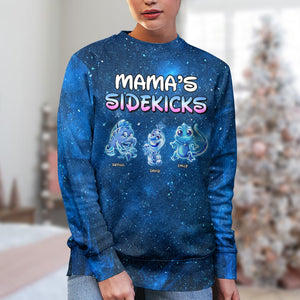 Personalized Gift For Mom 3D Shirt, Mama's Sidekicks Cute Magic Light 03qhqn050924 - AOP Products - GoDuckee