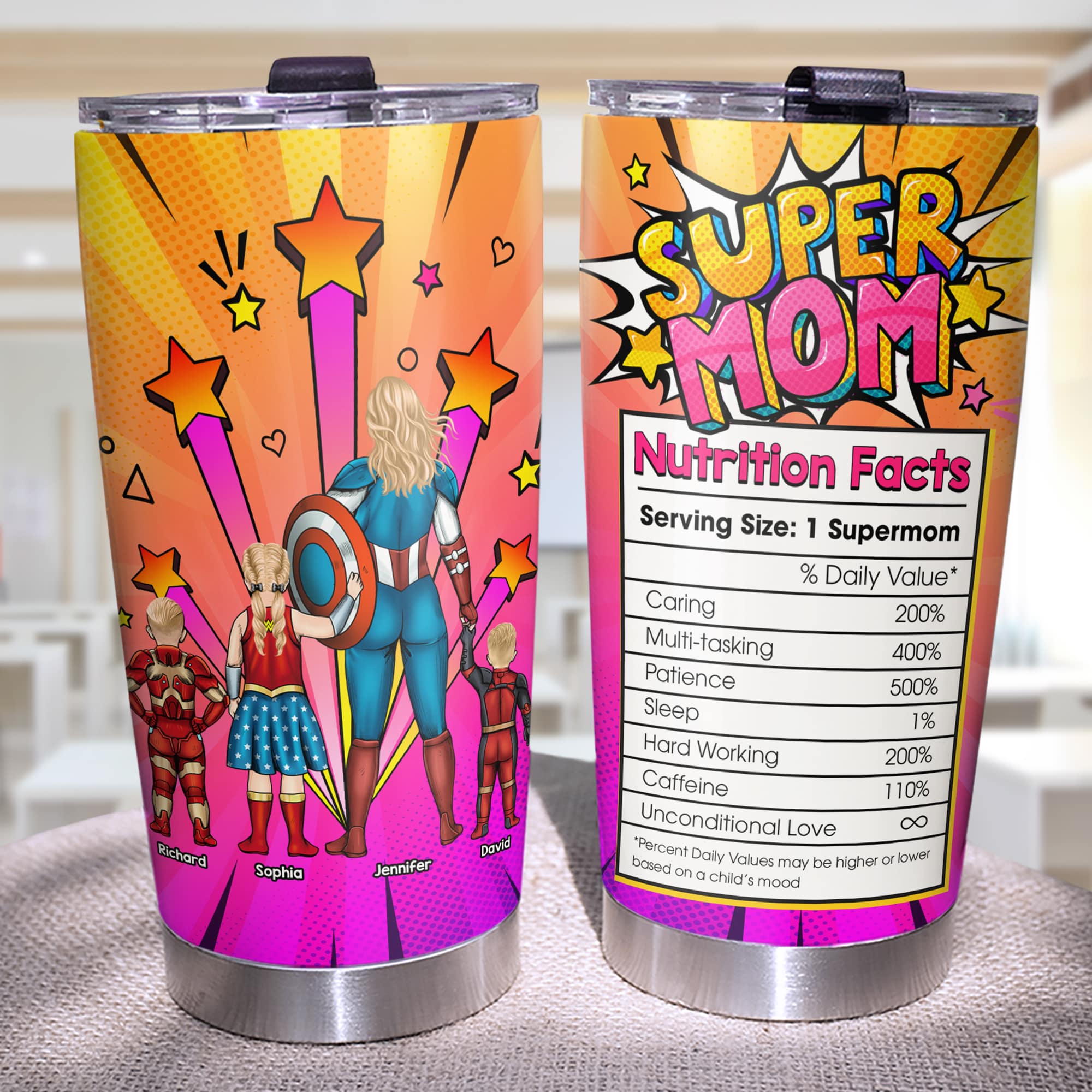 Personalized Gifts For Mom Tumbler Nutrition Facts 05toqn030424pa - Tumbler Cups - GoDuckee