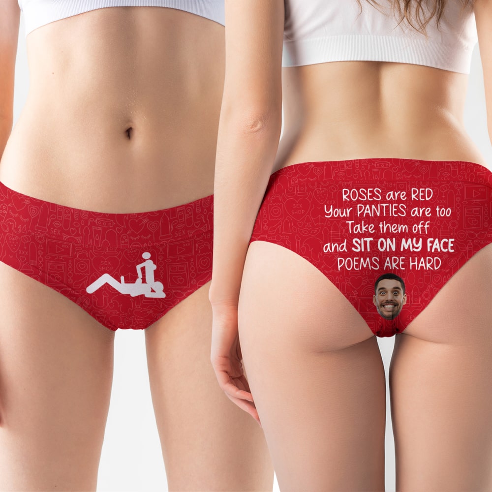 Custom Photo Gifts For Women Briefs Poems Are Hard 06htqn240124 - Boxers & Briefs - GoDuckee