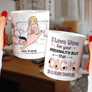 I Love You For Your Personality-Gift For Couple-Personalized Coffee Mug-Funny Couple - Coffee Mug - GoDuckee