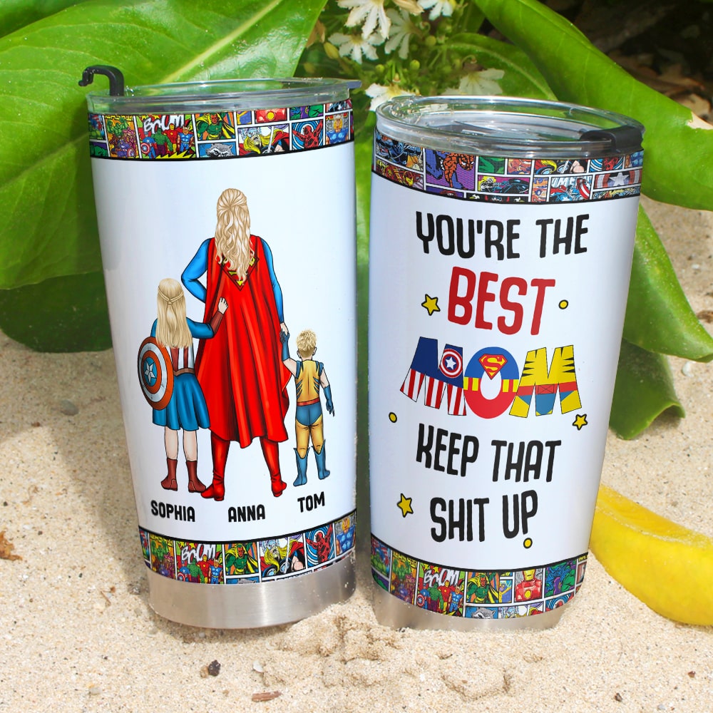 Personalized Gifts For Mom Tumbler You Are The Best Mom 03hutn270324pa - Tumbler Cups - GoDuckee