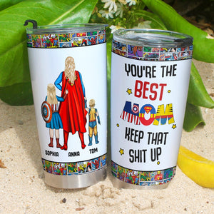 Personalized Gifts For Mom Tumbler You Are The Best Mom 03hutn270324pa - Tumbler Cups - GoDuckee