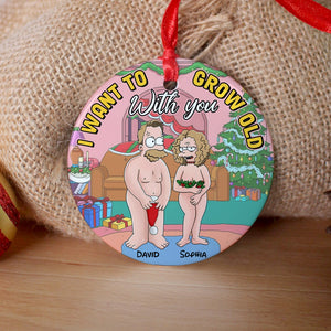 Personalized Gifts For Couple Ceramic Ornament 03natn110724hg - Ornament - GoDuckee