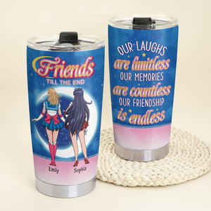 Personalized Gifts For Friends Tumbler Friends Till The End 03qhqn210224hh - Tumbler Cups - GoDuckee