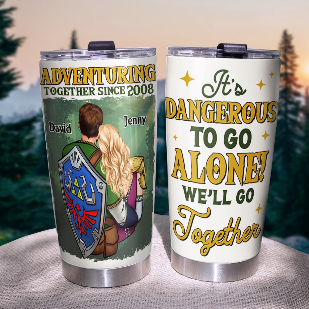 We'll Go Together Personalized Couple Tumbler 02NATN190723HH - Tumbler Cup - GoDuckee