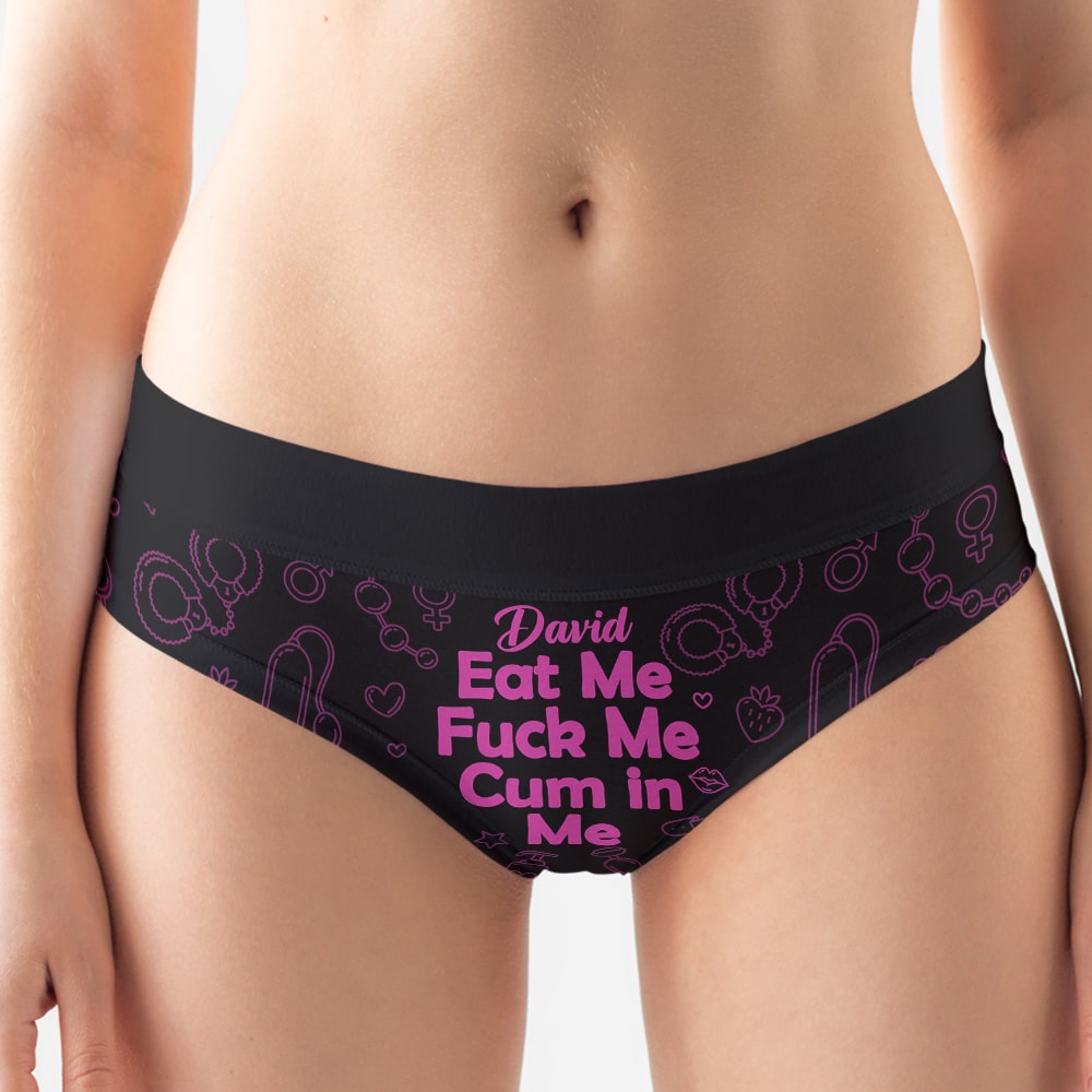 Personalized Gifts For Women Briefs Eat Me - Boxers & Briefs - GoDuckee