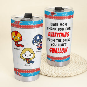 Mother, Dear Mom Thank You For Everything, Personalized Tumbler, Mom Gifts, 02OHPO290323 - Tumbler Cup - GoDuckee