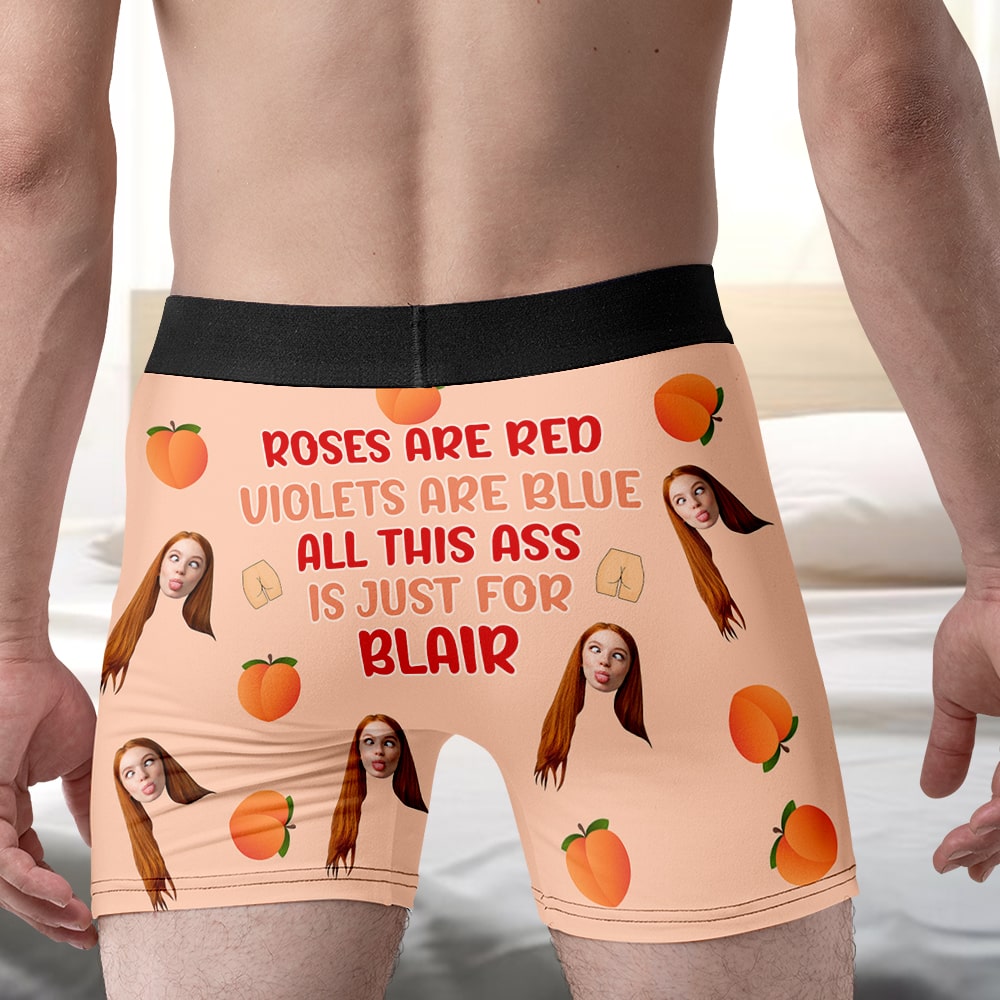 Personalized Gifts For Men Boxer Briefs Just For You - Boxer Briefs - GoDuckee