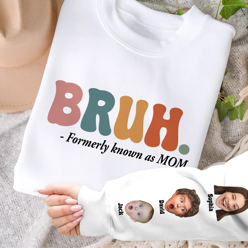 Personalized Gifts For Mom Shirt Bruh Formerly Known As Mom - AOP Products - GoDuckee