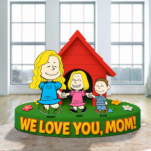 Personalized Gifts For Mom Plaque We Love You 03natn110425hh - Shaped Plaques - GoDuckee