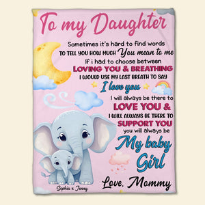 Kid, To My Daughter, Personalized Blanket, Gifts For Kids - Blanket - GoDuckee