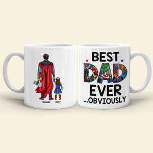 Best Dad Ever-Personalized Coffee Mug-Gift For Family-01qhqn161123tm - Coffee Mug - GoDuckee