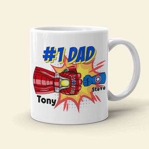 Daddy, Best Dad Ever, Personalized Mug, Gifts For Dad, 03DNPO220523HA - Coffee Mug - GoDuckee