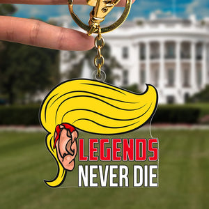 Legends Never Die Keychain 01qnqn190724 - Keychains - GoDuckee