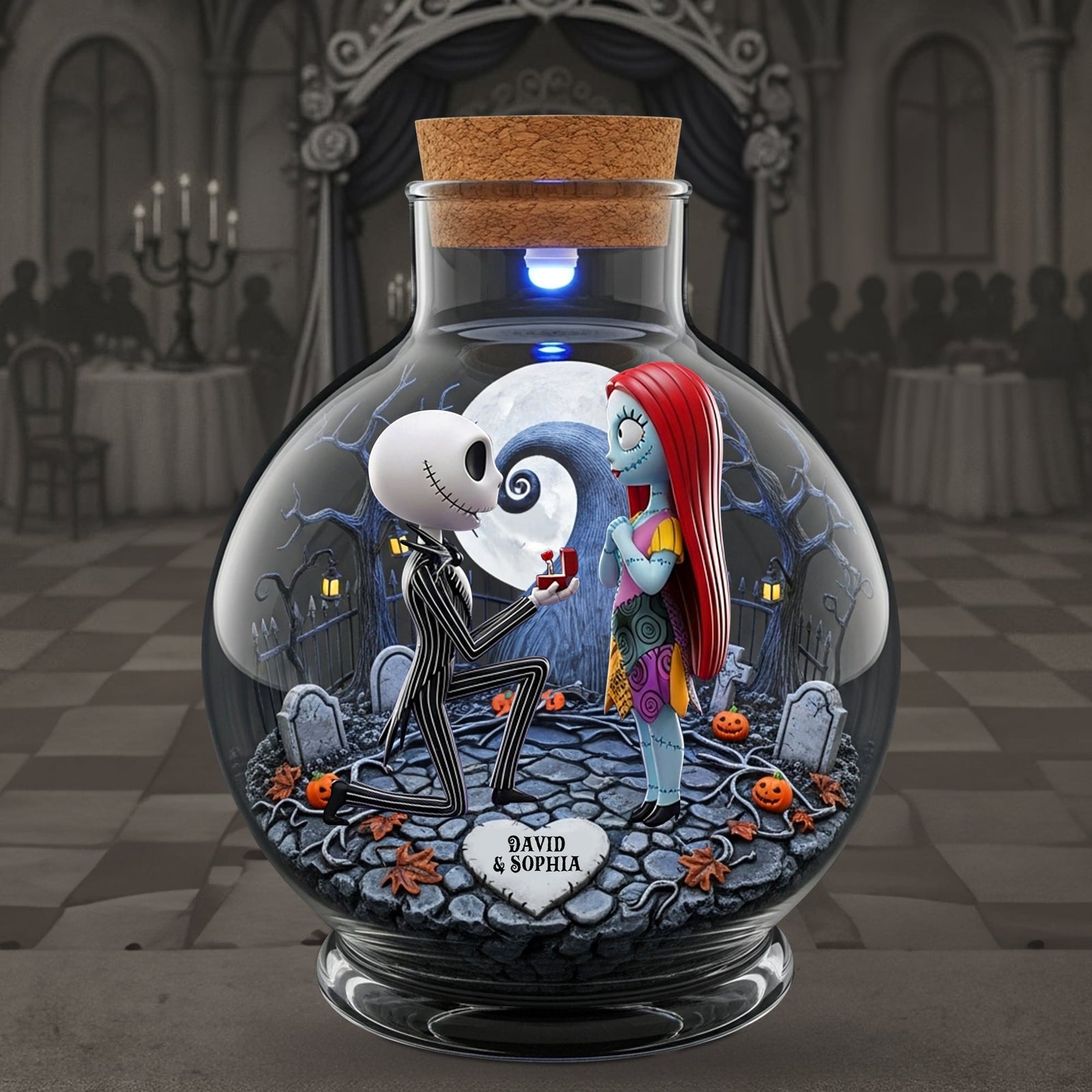 Horror Couple Plaque - Personalized Gifts For Couple 02totn080725 - Shaped Plaques - GoDuckee