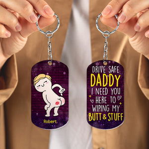 Couple, I Need You Here To Wiping My Butt And Stuff, Personalized Keychain, Couple Gifts - Keychains - GoDuckee