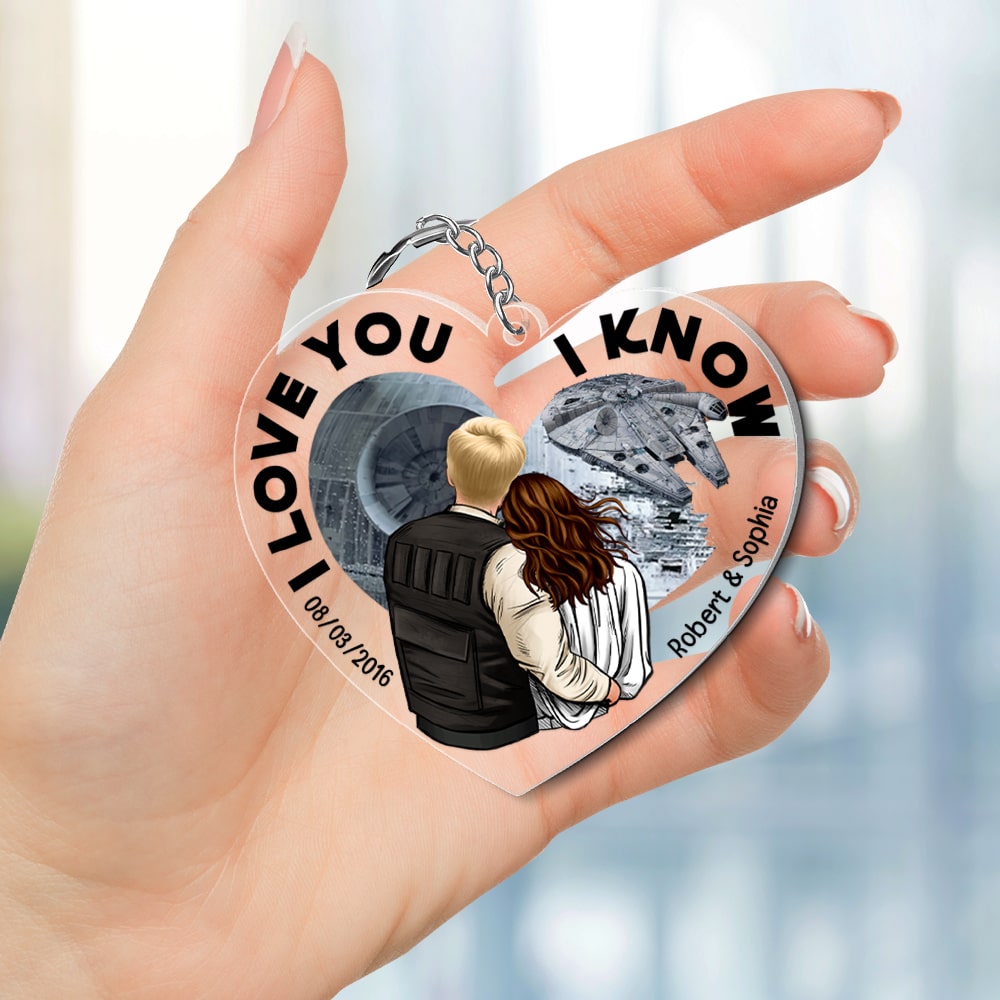 I Love You- Personalized Keychain-Gift For Couple- Couple Keychain 03qhqn050723hh - Keychains - GoDuckee