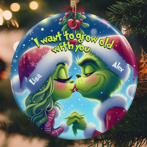 Personalized Christmas Gifts For Couple Ornament 04namh250924 - Ornament - GoDuckee