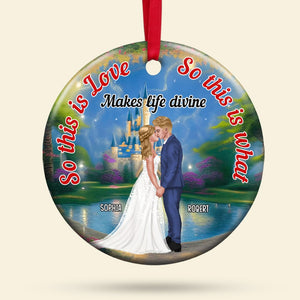 Couple, This Is Love, Personalized Ornament, Christmas Gifts For Couple, 03OHPO031123PA - Ornament - GoDuckee