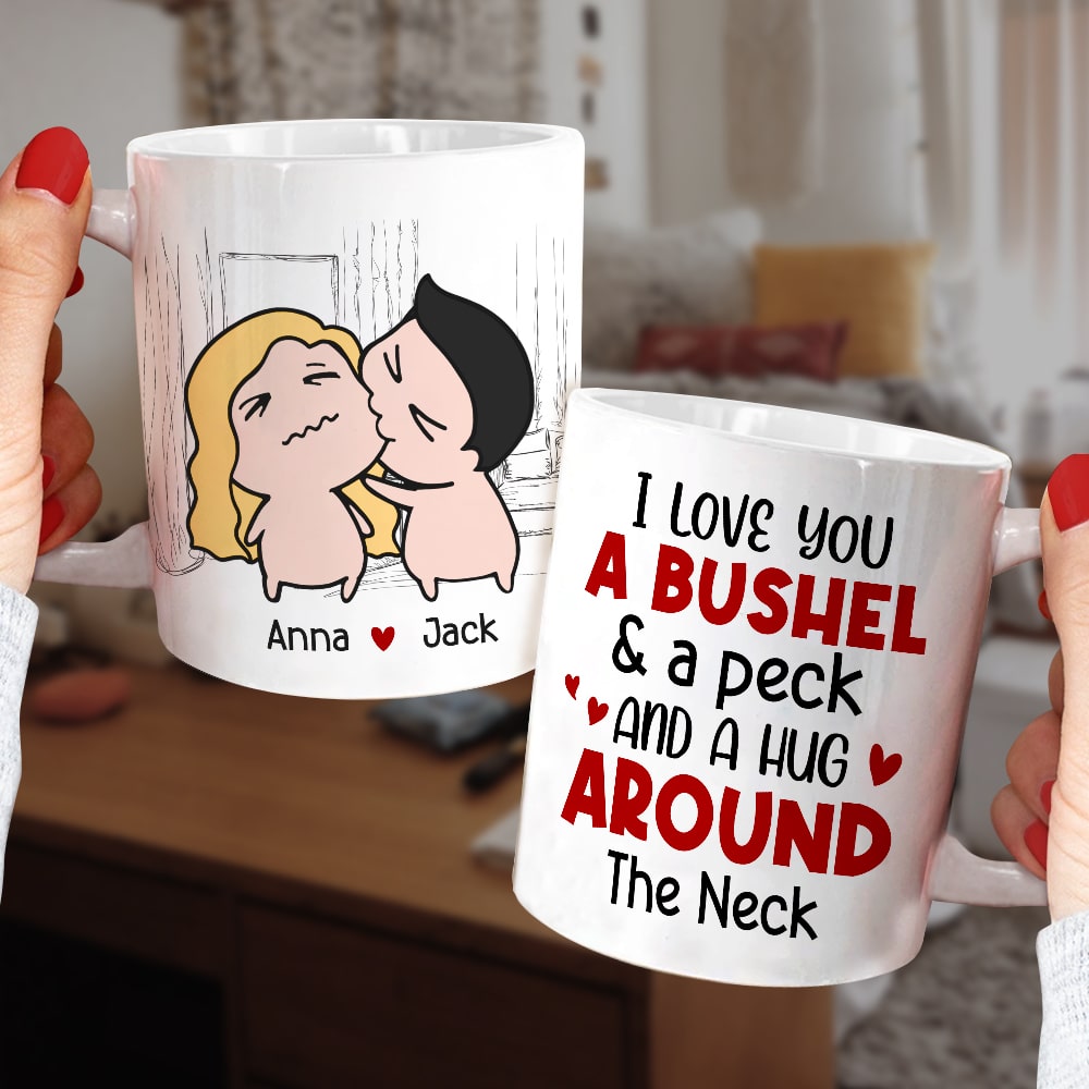 I Love You-Gift For Couple-Personalized Coffee Mug- Funny Couple - Coffee Mug - GoDuckee
