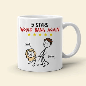 Couple, Would Bang Again, Personalized Mug, Gift For Couple - Coffee Mug - GoDuckee