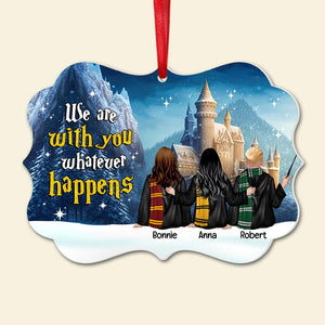 Friends, Whatever happens, I'm with you, Personalized Ornaments, Christmas Gifts For Friend, 02HTPO181123 - Ornament - GoDuckee