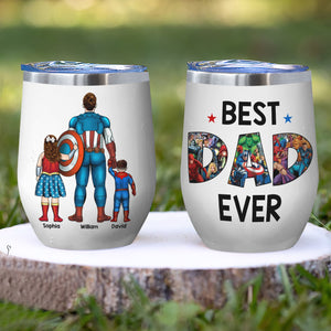 Personalized Gifts For Dad Wine Tumbler 06qhqn110524pa Father's Day - Tumbler Cups - GoDuckee