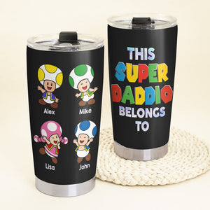 Father, This Dad Belongs To, Personalized Tumbler, Gifts For Dad, 03HTHN240523 - Tumbler Cup - GoDuckee