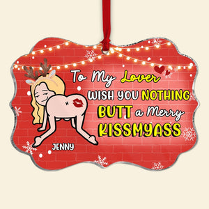 Couple, To My Lover, Personalized Acrylic Ornament, Christmas Gifts For Couple - Ornament - GoDuckee