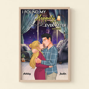 Personalized Gifts For Couples Canvas Print I Found My Happily Ever After 04qhhn291123da 260124 - Poster & Canvas - GoDuckee