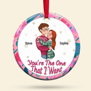 Couple, You are the one, Personalized Ornament, Christmas Gifts For Couple - Ornament - GoDuckee