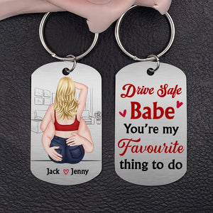 Couple, You're My Favourite Thing To Do, Personalized Keychain, Couple Gifts - Keychains - GoDuckee