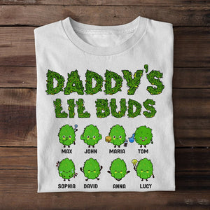Daddy's Lil Buds 01bhtn250522-tt Personalized Shirt Gift For Family - Shirts - GoDuckee