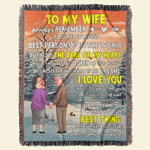 Couple, To My Wife, Personalized Blanket, Christmas Gifts For Couple - Blanket - GoDuckee