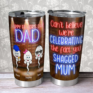 Happy Father's Day- Gift For Dad- Personalized Tumbler-Father's Day Tumbler - Tumbler Cup - GoDuckee