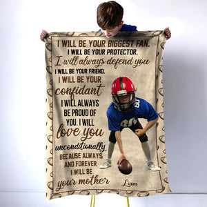 Kids, I Will Be Your Biggest Fan, Personalized Blanket, Gift For Kid, 01OHPU211223 - Blanket - GoDuckee