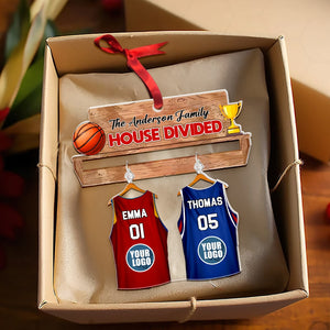 Personalized Gifts For Basketball-Loving Family Christmas Ornament 02humh141024 - Ornament - GoDuckee