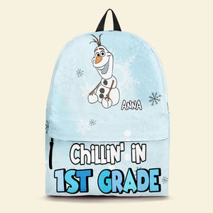 Chillin' In 1st Grade, Personalized BackPack, Gift For Kid, 01HTPO280623 - Backpack - GoDuckee